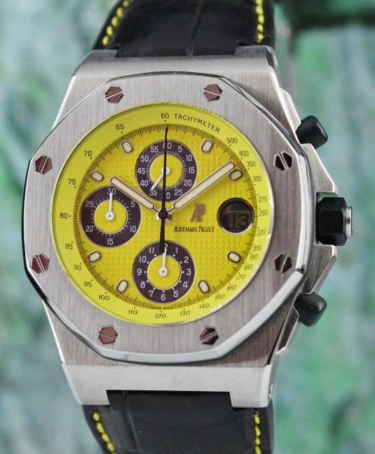 (image for) Like New Audemars Piguet Royal Oak Offshore Chronograph "Yellow Theme" / 25770ST.OO.D050BU.02